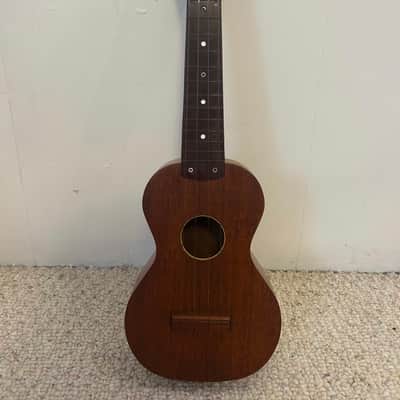 Very Clean ca. 1950 Harmony Roy Smeck Soprano Mahogany Ukulele image 9