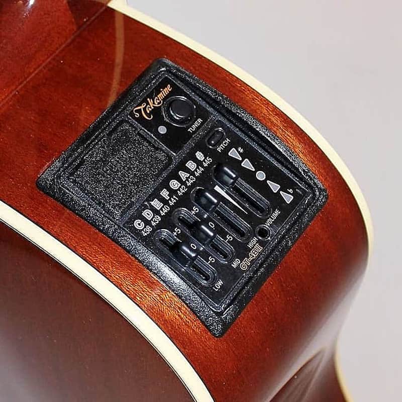 Takamine P4DC Dreadnought Cutaway Acoustic-Electric Guitar image 4