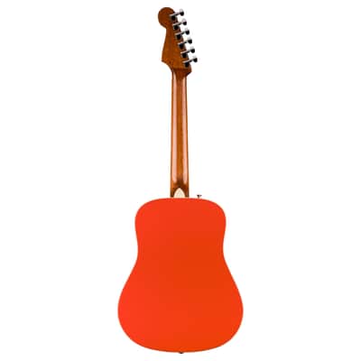 Used Fender California Standard Redondo Mini w/ Gig Bag - Fiesta Red w/Walnut FB image 8