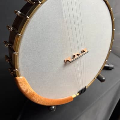 OME Alpha Open Back 5-String Banjo Natural Satin Finish w/ Gig Bag image 5