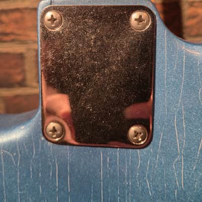 S-Style Partscaster - Aged Lake Placid Blue Body, Fender Custom Shop Neck & Bridge Pickups, Seymour Duncan SSL-1 Middle Pickup image 19