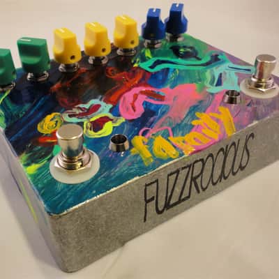 Fuzzrocious Custom Rat Tail/AFTERLIFE Reverb Kidpainted UNRELEASED image 2