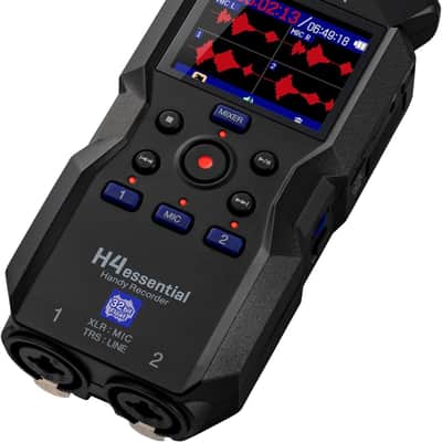 Zoom H4essential 4-Track Handy Recorder (2024 Model, Essential Series) with 32-Bit Float, Accessibility, Stereo Microphones, 2 XLR/TRS Combo Inputs, USB Interface, for Musicians, Podcasters, and More image 5