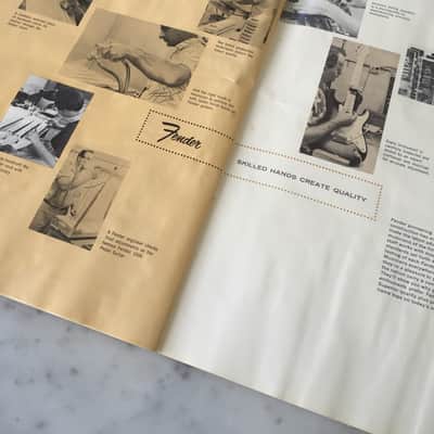 1958-1959 Fender Full Line Catalog Stratocaster Jazzmaster Esquire Telecaster Twin Bassman Case Candy Vintage image 11