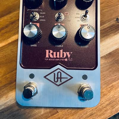 Universal Audio Ruby ’63 Top Boost Amplifier 2022 - Present - Ruby / Silver image 2