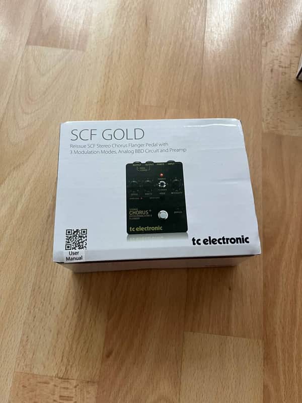 TC Electronic SCF Gold Stereo Chorus + Pitch Modulator & Flanger Reissue 2022 - Present - Black image 1