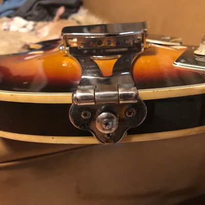Trump Teisco violin guitar 1960s Sunburst by Tiesco image 22