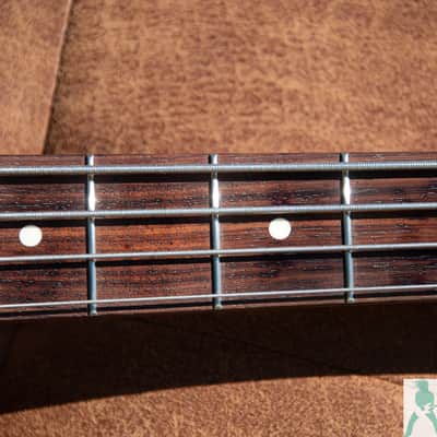 Fender 2023 Collection Made in Japan Traditional '60s Jazz Bass® - Aged Sherwood Green Metallic - Pro Set Up w Perfect Frets/Action/Intonation! image 10