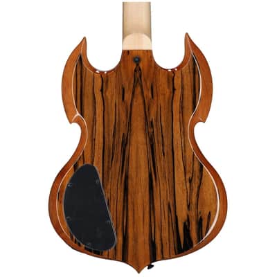 Wylde Audio Barbarian Pale Moon Ebony Electric Guitar, Gloss Natural image 5