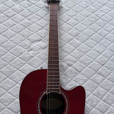 Ovation Celebrity - CS28-RR - Red Acoustic Electric image 4