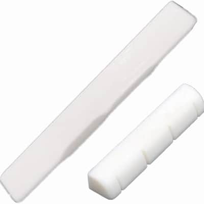 Ukulele Real Bone 53mm Bridge Saddle & 35mm Nut for 4 String Ukulele-Regular image 1