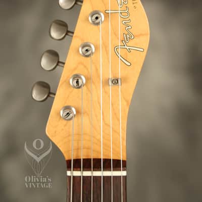 1985 Fender '62 reissue Custom Telecaster Double Bound Candy Apple Red MIJ Japan image 3