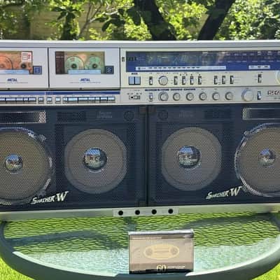 Sharp GF-1000 Rare Vintage Boombox Serviced Warranty Fully Working Cassette image 3