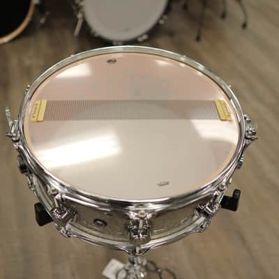 DW Collector's Series "333" Maple 5.5x14" Snare Drum (Broken Glass w/ Chrome Hardware) image 7