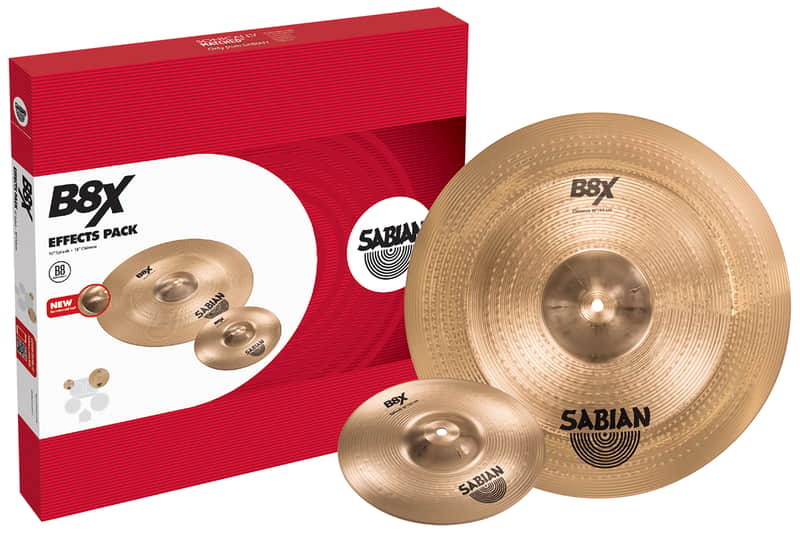 Sabian B8X 10/18" Effects Pack Cymbal Pack image 1