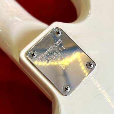 Fernandes Electric Jazz bass 1984 - Olympic white limited edition special hand original vintage MIJ japan image 12