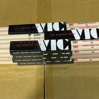 Vic Firth American Classic 5A Drum Sticks Mugan Music Group (12 Pair) image 1