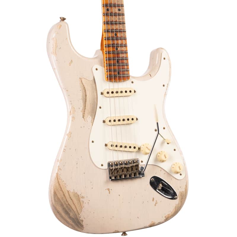 Fender 2024 Custom Shop LTD Red Hot Stratocaster Super Heavy Relic Aged Dirty White Blonde (462) USED image 1
