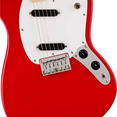 Squier Sonic Mustang Electric Guitar, with 2-Year Warranty, Torino Red, Maple Fingerboard image 3