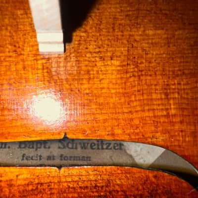 Schweitzer Violin Violin 1880’s- 1920’s image 13