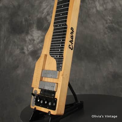 Alkire 10-String Eharp Steel Guitar 1960 Natural image 5