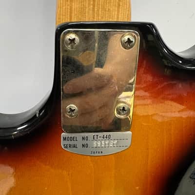 Vintage 1960's Teisco Del Rey ET-440 Spectrum 4 Sunburst Electric Guitar Made in Japan image 21