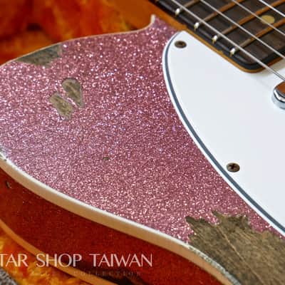 2021 Fender Custom Shop 1960 Telecaster Heavy Relic-Champagne Sparkle. image 8