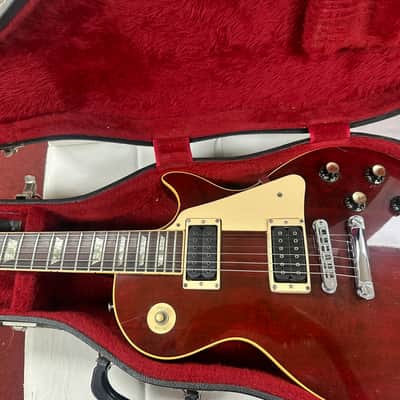1976 Gibson Les Paul Standard Wine Red Solid Body Electric Guitar, image 13