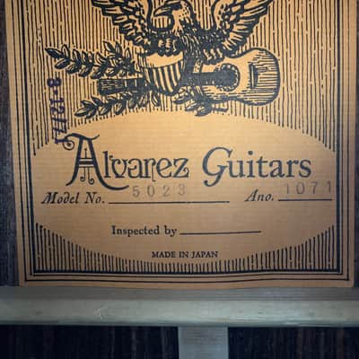 Alvarez 5023 Early 1970s - Natural Finish with upgrades image 18