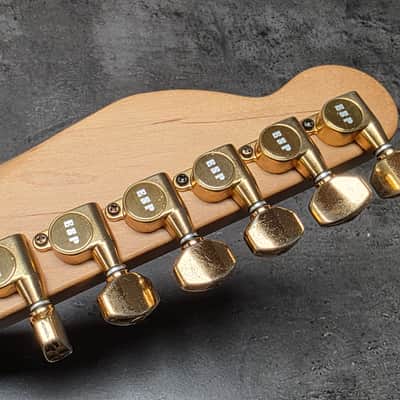 ESP Telecaster Custom Shop TE HH Fender Headstock Troublemaker LP 4-Knob MIJ Japan Tele Mahogany Body Maple Cap Pro Artist Vintage Guitar Deluxe Abalone Dot Inlays image 8