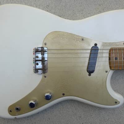 VINTAGE 1956 FENDER MUSICMASTER W/ CASE PRE-CBS MUSIC MASTER 1957 REFIN image 3