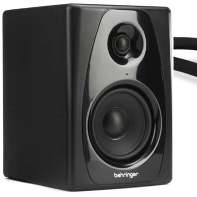 Behringer Studio 50USB 5 inch Powered Studio Monitors with USB Bundle with Roland RMIDI-B5 Black Series MIDI Cable - 5 foot image 1