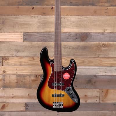 Squier Classic Vibe '60s Jazz Bass Fretless 3-Color  Sunburst image 4
