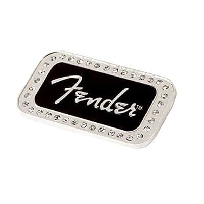 Genuine Fender Guitars Logo Rhinestones 2" x 1" Magnet Gift image 3
