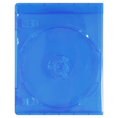 (5) Blu-ray Replacement Cases - 1 Disc Capacity - 12mm - Blue - No Logo - #BRBR12BL image 3