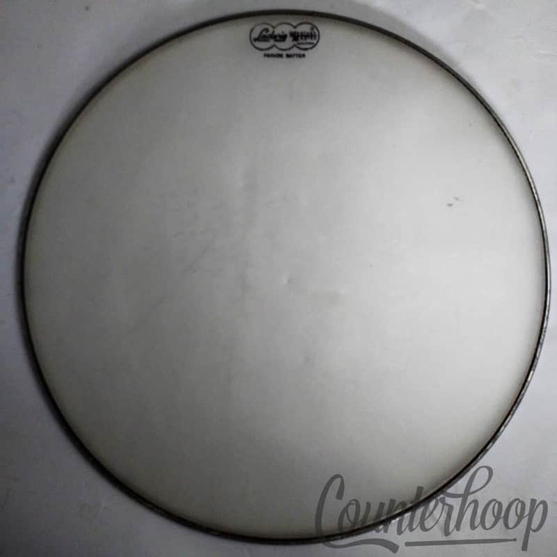 Ludwig 16"Weather Master Drum Head Parade Batter Marching Snare Floor Tom Script image 1