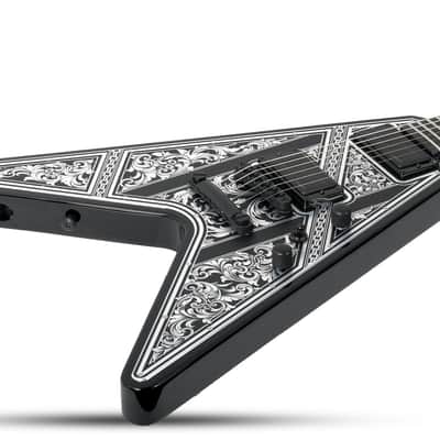Schecter V-1 Przym Palladium Gloss Black image 4