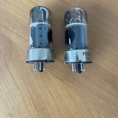 Vintage Matched Pair RCA 6550 KT88 Dual Getter image 4
