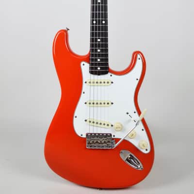 Squier by Fender SST-45 Fiesta Red(FRD) 1983 JV Serial FujiGen MIJ Stratocaster, SQ-4 Alnico PU image 1