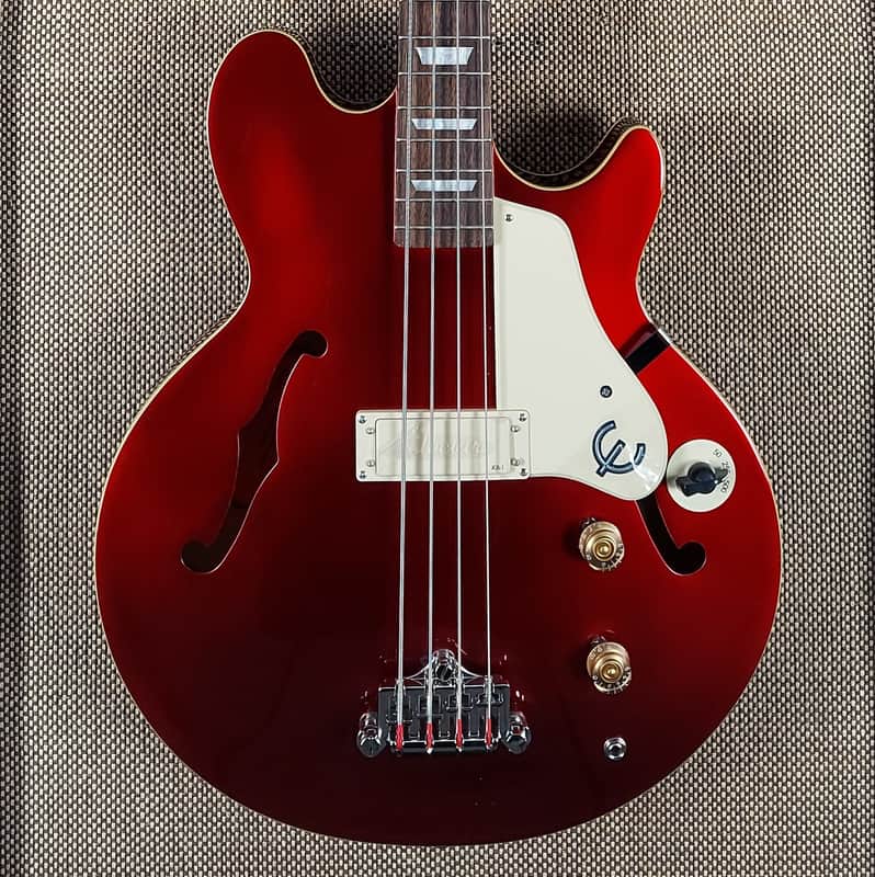 Epiphone Jack Casady Bass NOS! No Fret Wear Excellent Condition (376) image 1