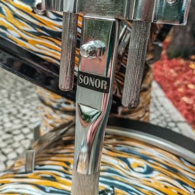 Restored Sonor Champion Vintage Drum Set 70s Pre Phonic - Vaneer image 15