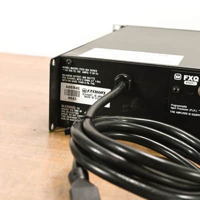 Crown Macro-Tech 602 2-Channel Power Amplifier CG0127S image 9