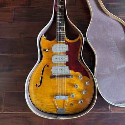 Airline Barney Kessel 1960s - Flame Maple image 3