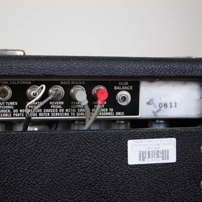 Fender Pro Reverb 1979 Silverface Tube Amp Ultralinear Master Vol + Footswitch image 12