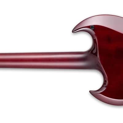 ESP E-II Viper Electric Guitar See Thru Black Cherry + ESP Case - B-Stock - EII E II image 3