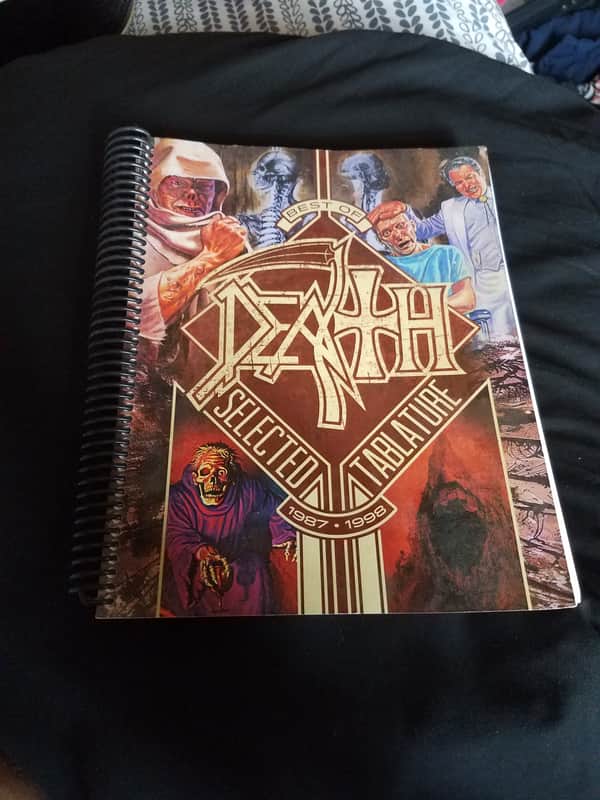 Authentic Death Guitar tab book (RARE) imagen 1
