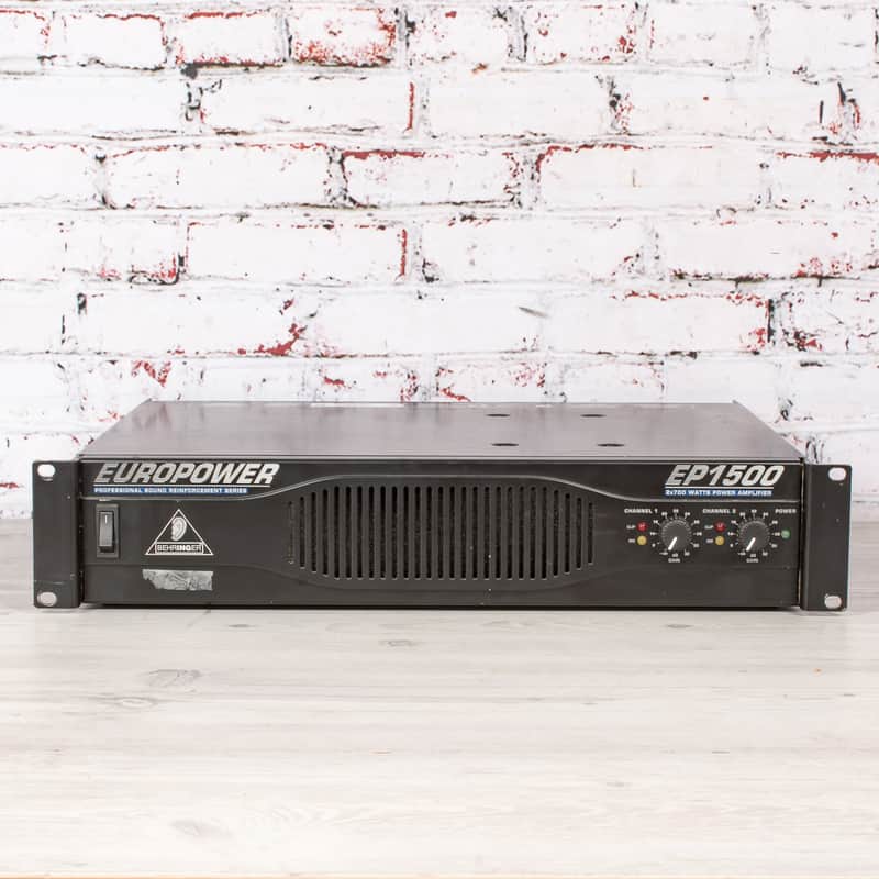BEHRINGER PA用パワーアンプ EUROPOWER EP1500 Restock Behringer EuroPower EP1500 Power Amp | Guitar Center