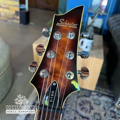 2006 Schecter Diamond Series C-1 E/A Semi-Hollow Hybrid Guitar – Dark Vintage Sunburst image 11