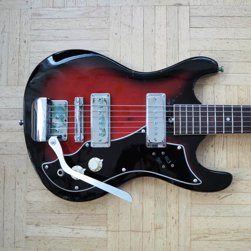 Sakai Mokko (~Teisco/Kawai) EG-2T ~1968 made in Japan - Mosrite style model image 1