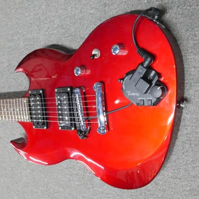 ESP LTD Viper 10 2000s - Candy Apple Red. Roland GK3 Midi pickup installed image 2